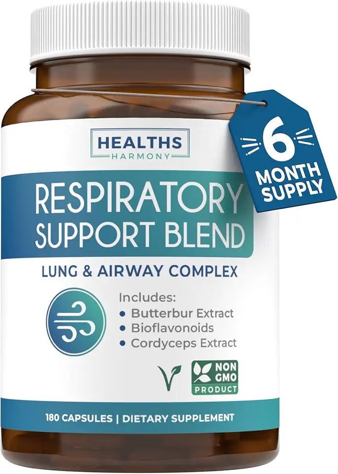 Vegan Herbal Lung Health Supplement B572085