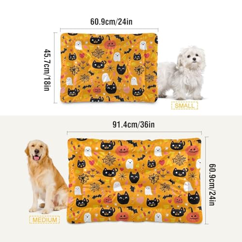 Soft Machine Washable Dog Bed Mat with Anti-Slip Bottom F430345