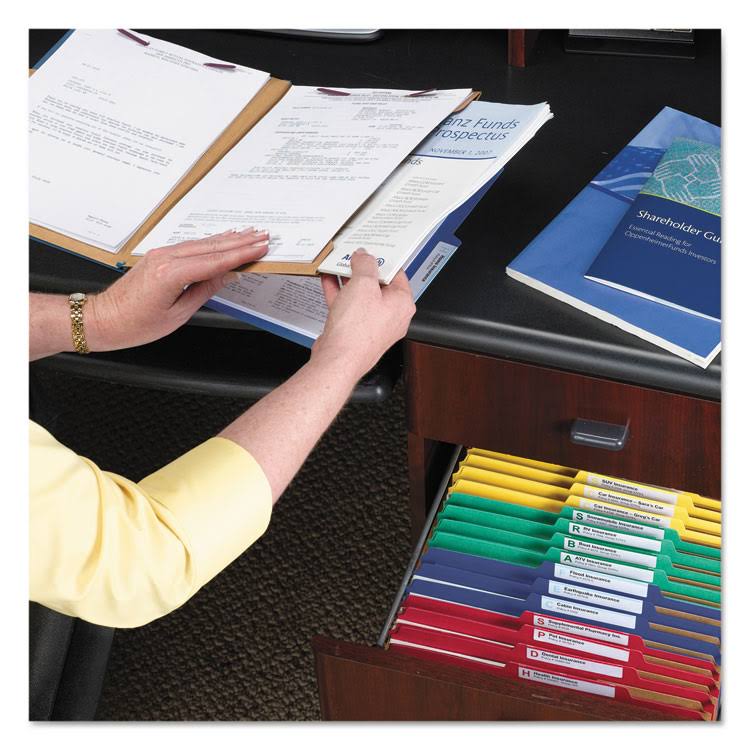 Pressboard Classification Folders with 2 Pocket Dividers M8631