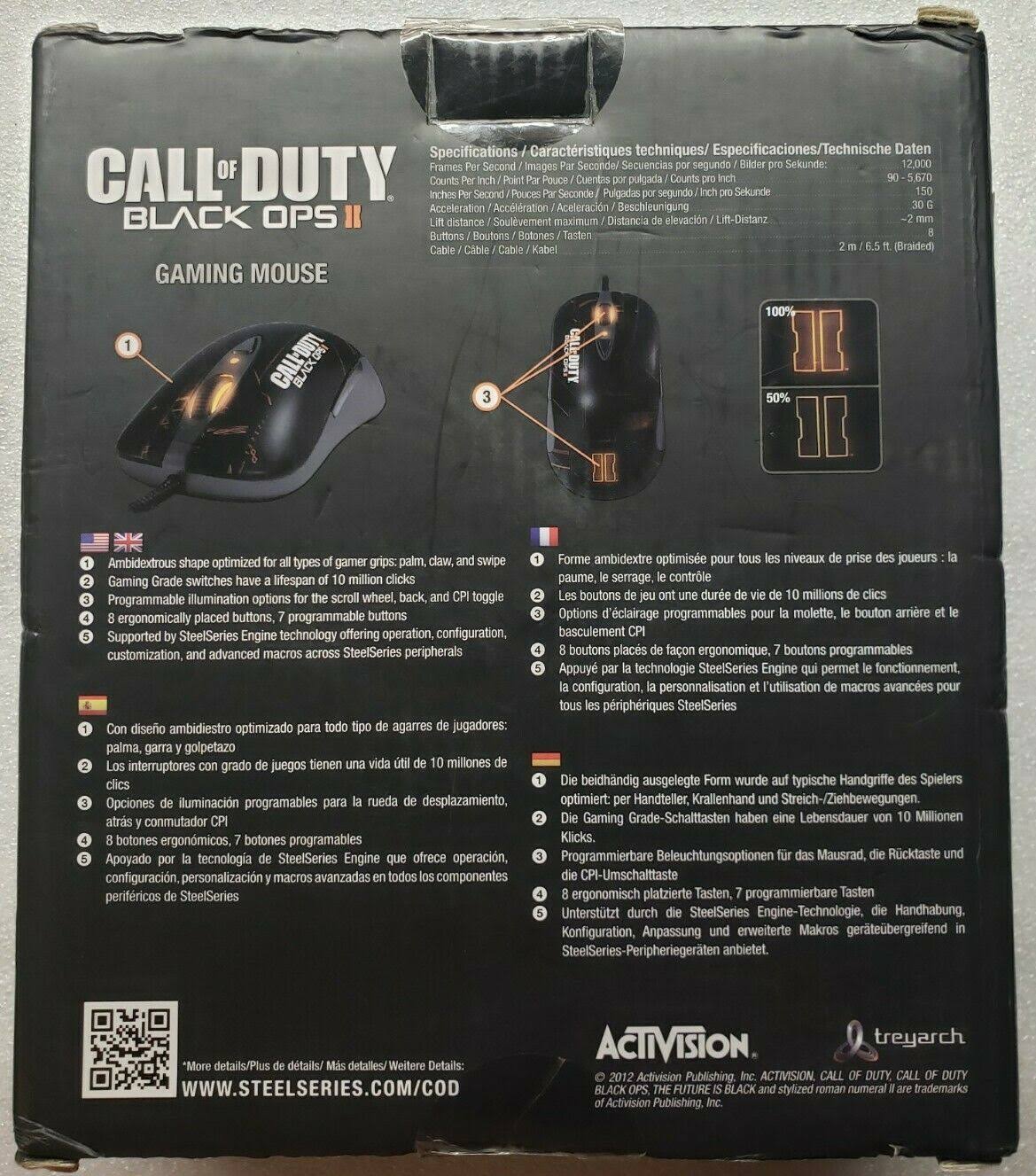 Call of Duty Black Ops II Gaming Mouse D808