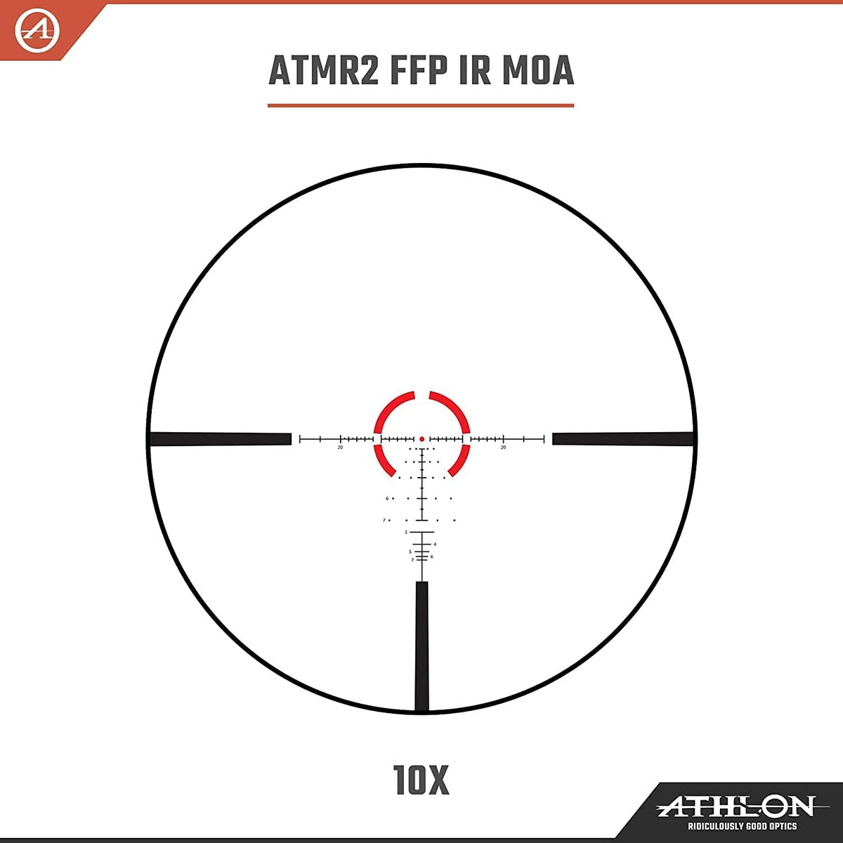 1-10x24 FFP IR MOA Riflescope with Lens Cleaning Pen B407