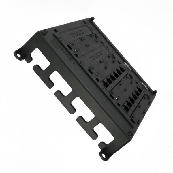 Patch Panel - CAT 6 - RJ-45 X 12 - Black ABS plastic - 12 ports R429