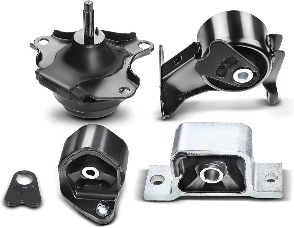 Engine Motor and Transmission Mount Kit Compatible with Honda CR-V 2002-2006 L4 2.4L Automatic Transmission 4 PCS C55017