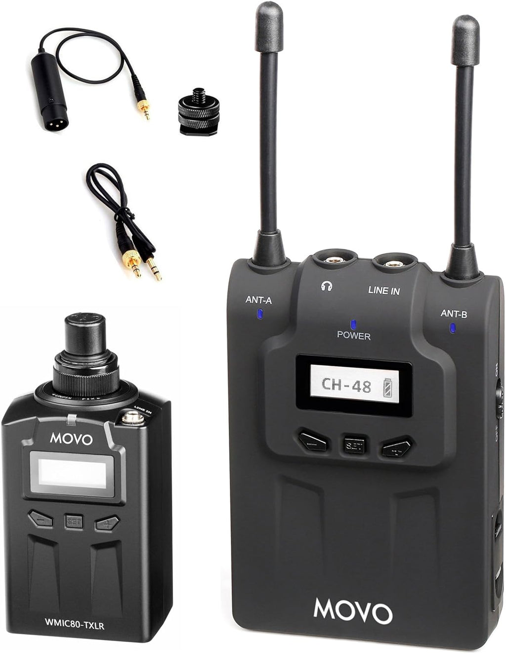 UHF Wireless Handheld Microphone System with Plug-in XLR Transmitter D5094