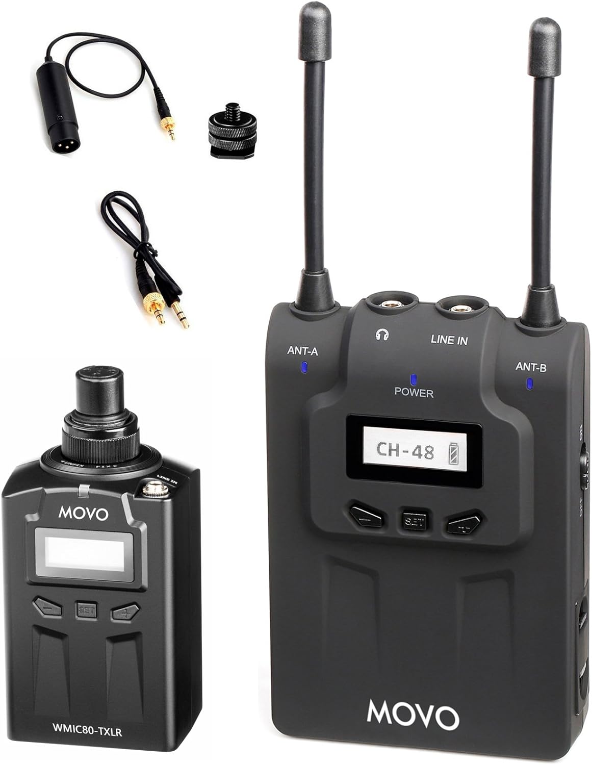 UHF Wireless Handheld Microphone System with Plug-in XLR Transmitter D5094