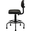 Fabric Desk Stool Black T62815