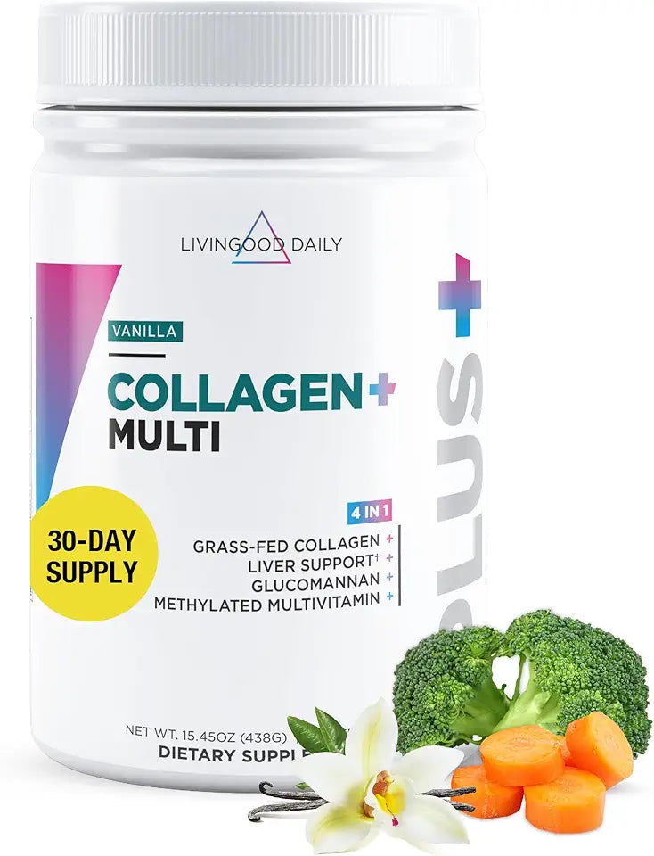 Vanilla Hydrolyzed Collagen Peptides Powder 30 Servings X395