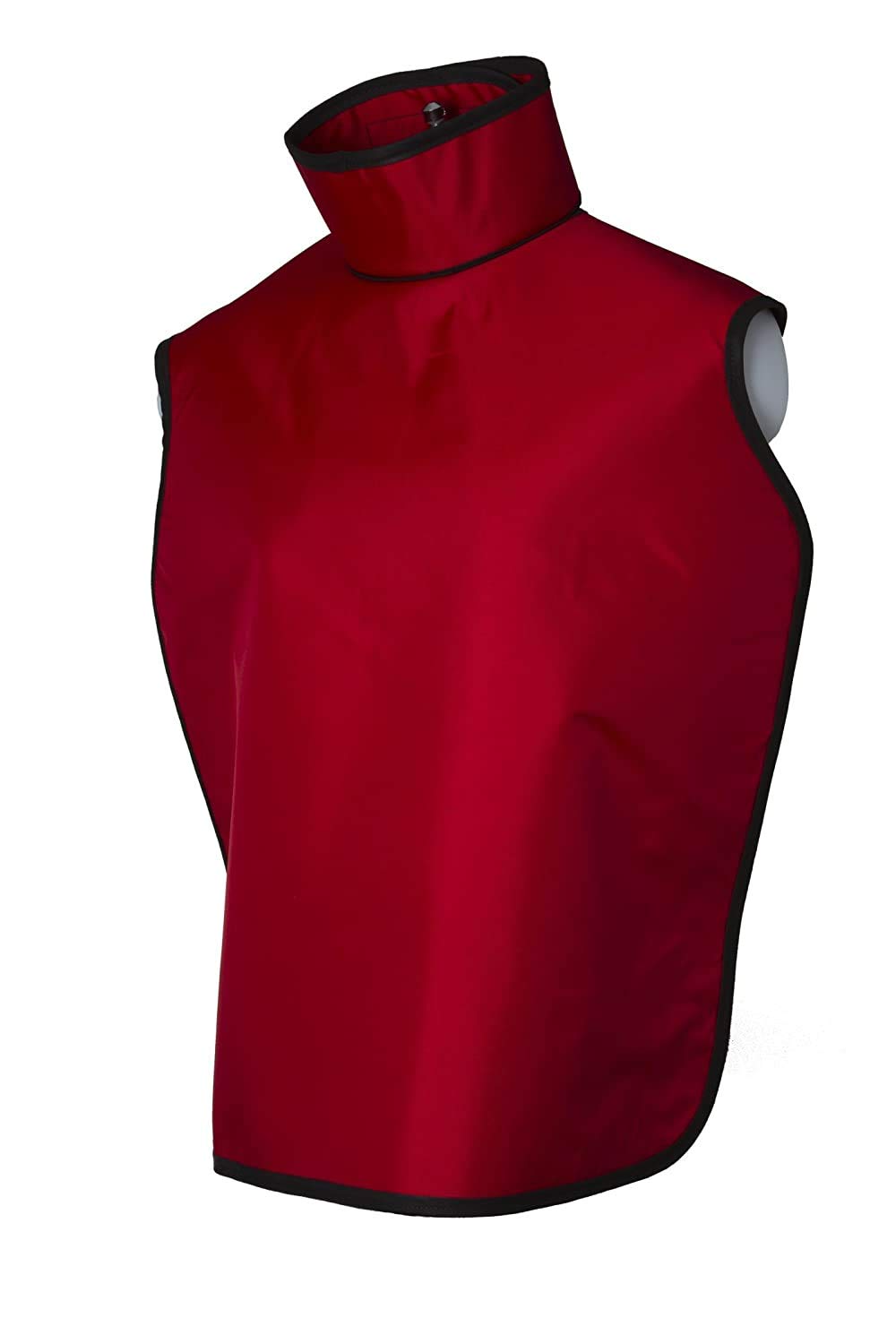 Dental X-Ray Apron with Thyroid Shield Collar, 0.3mm Lead, Grey B1199
