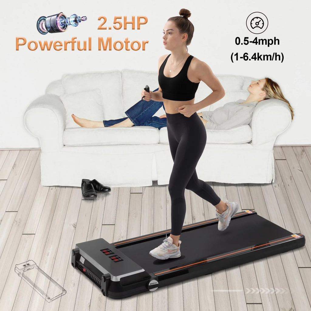 White Slim Under Desk Treadmill X856217