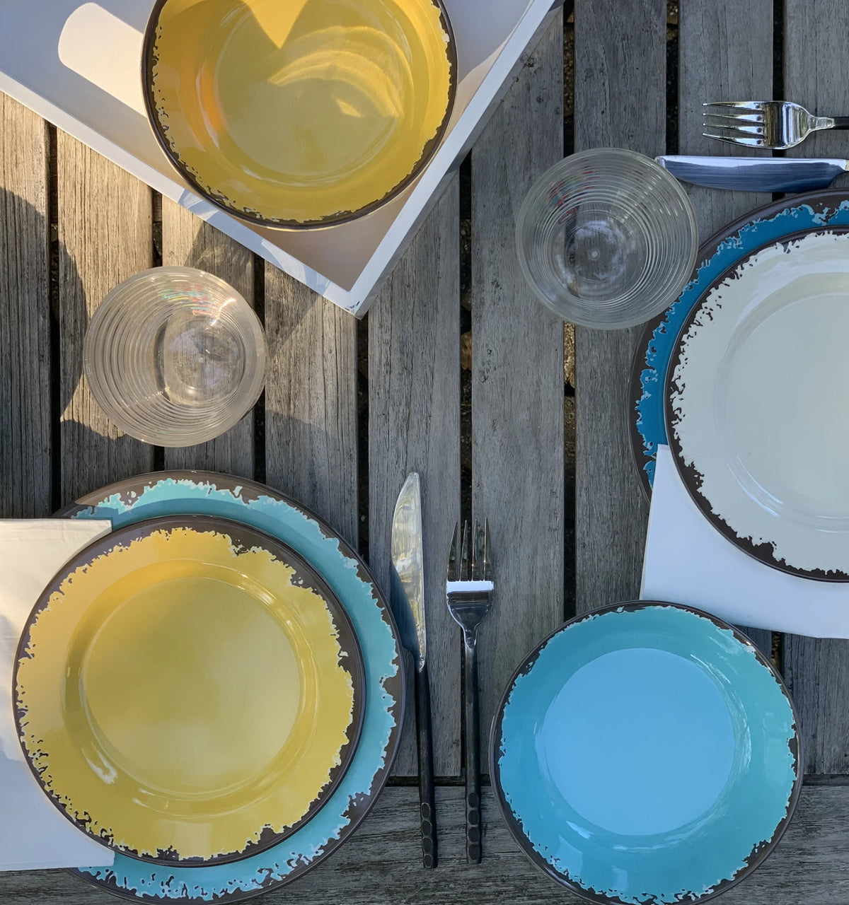 12-Piece Melamine Dinnerware Set U9412