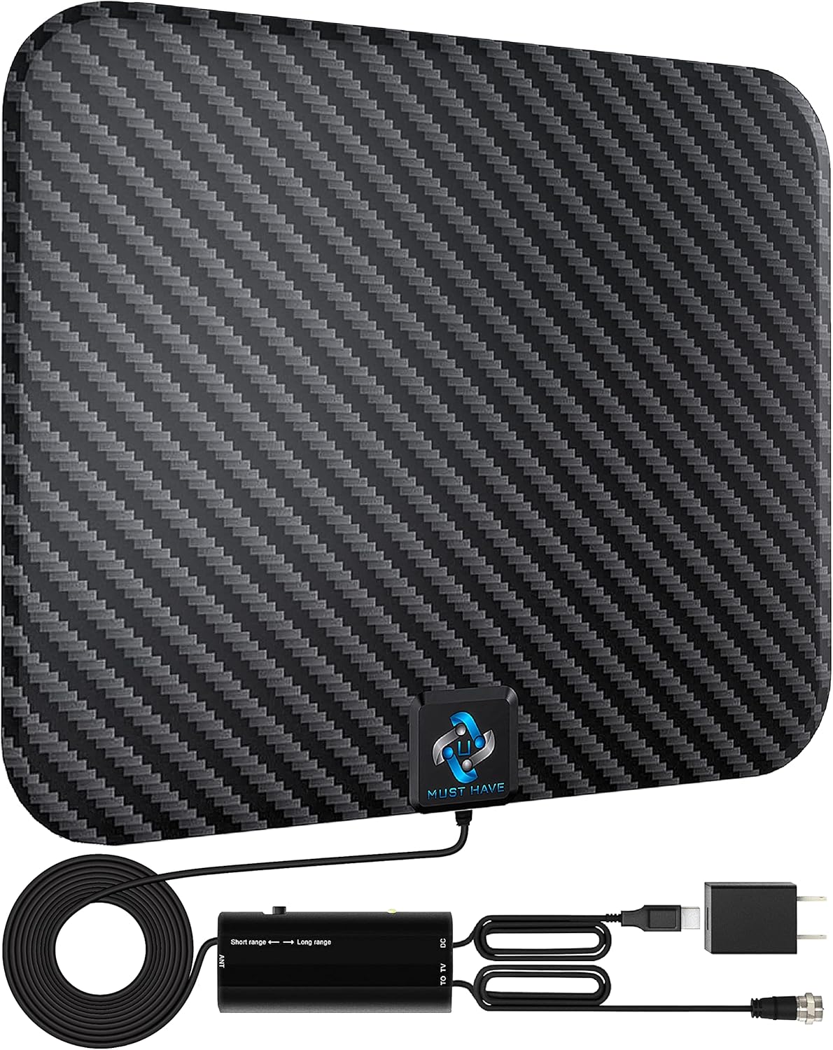 Amplified HD Digital TV Antenna with 18ft Coax Cable S9531