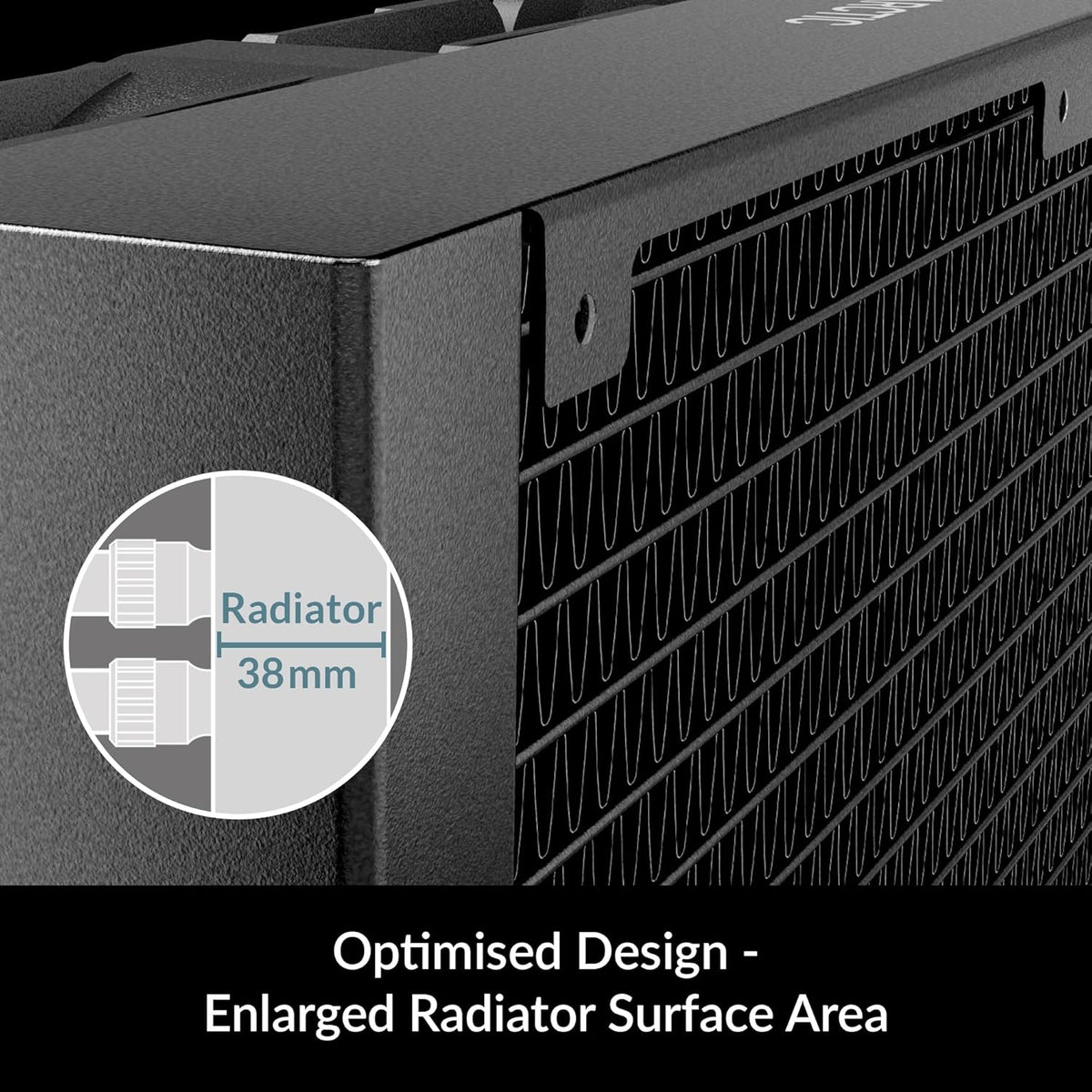 Black 280 CPU AIO Water Cooler H82576