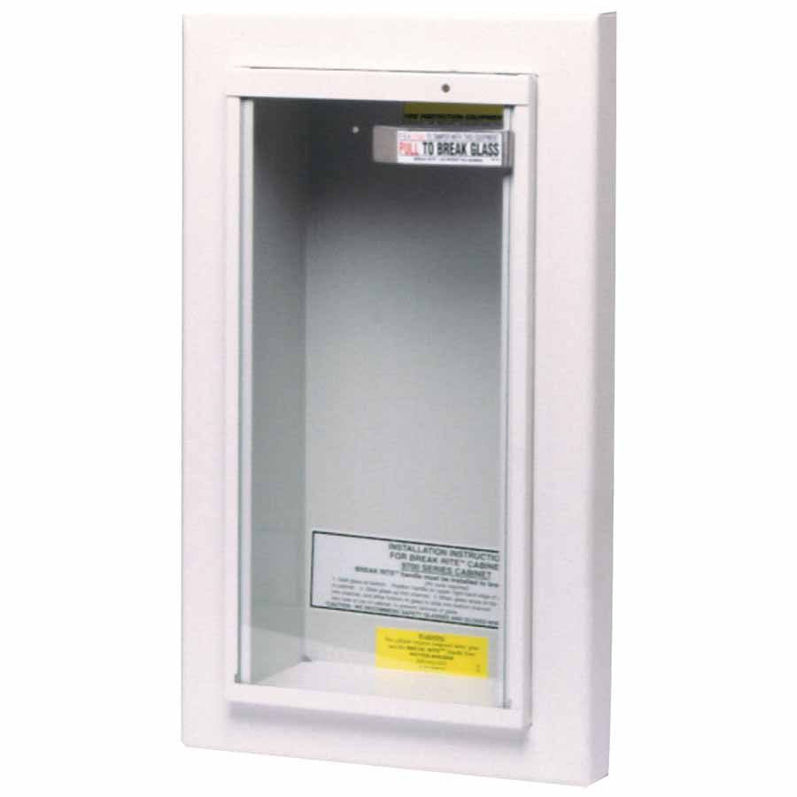 10 lbs. Semi-Recessed Fire Extinguisher Cabinet O64684