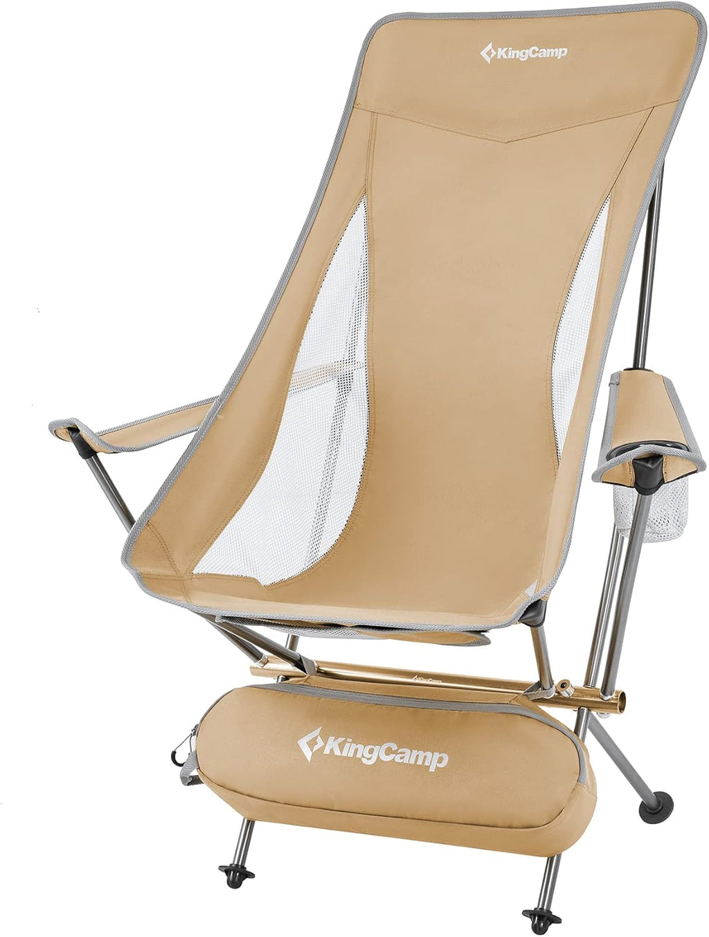Ultralight High Back Folding Camping Chair with Armrest, 2 Pack, Carry Bag A900650
