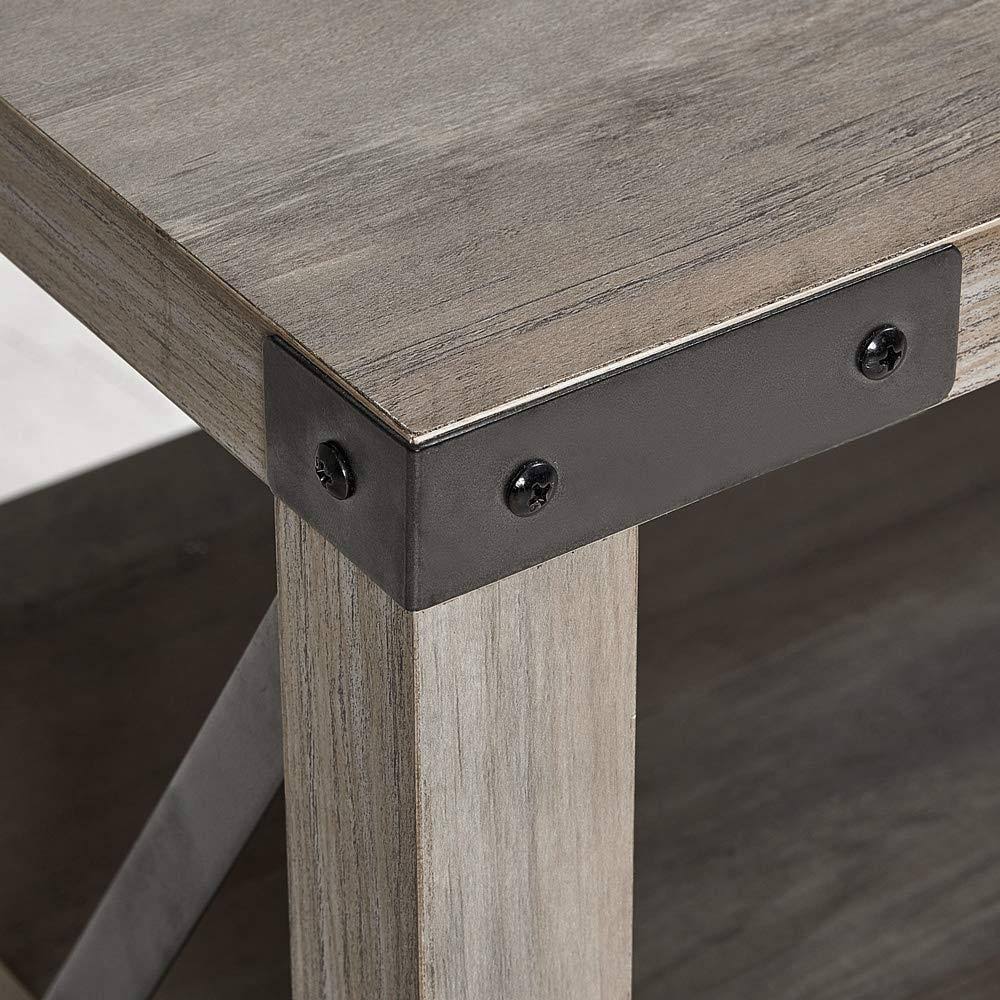 68x22 TV Stand Wood Metal TV Console with Storage Cabinets and Shelves G76706