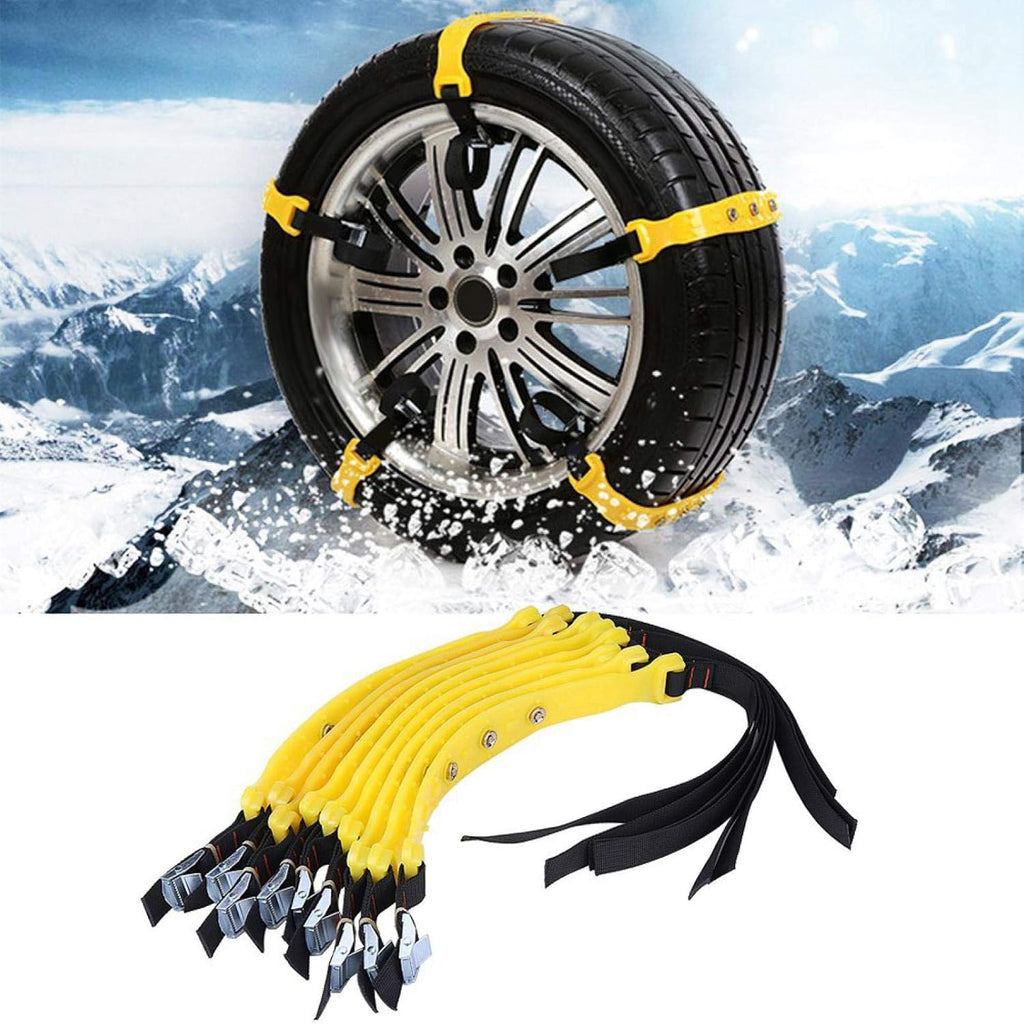 10pcs Universal Tire Anti-Skid Snow Chains for Car Truck SUV M175