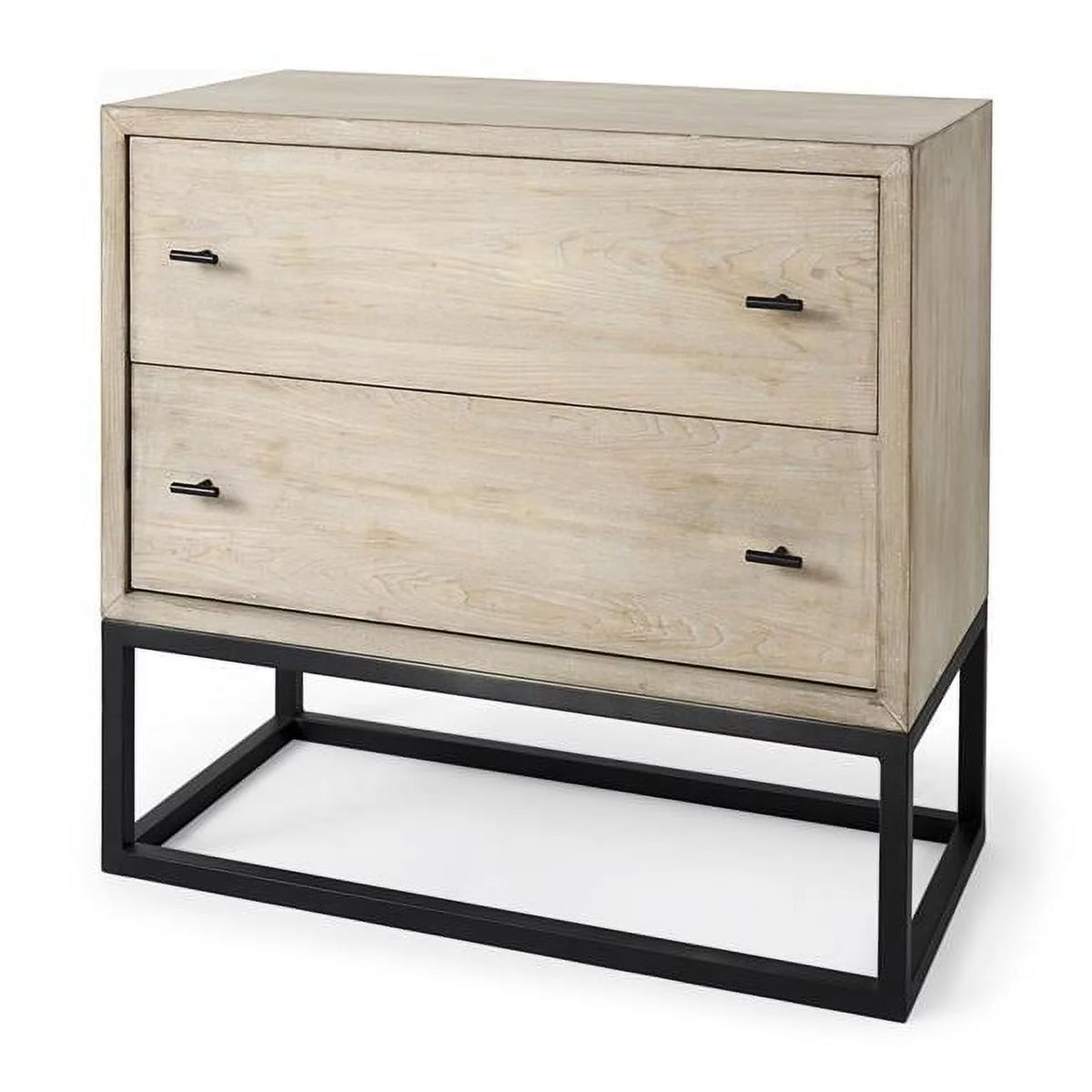 Light Brown Two Drawer Chest H614
