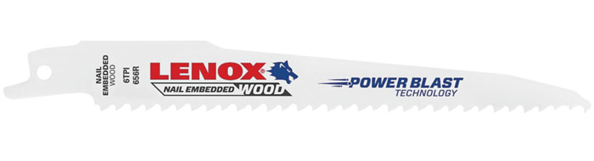 6 in. Bi-Metal Reciprocating Saw Blade 6 TPI 25 Pk K433454