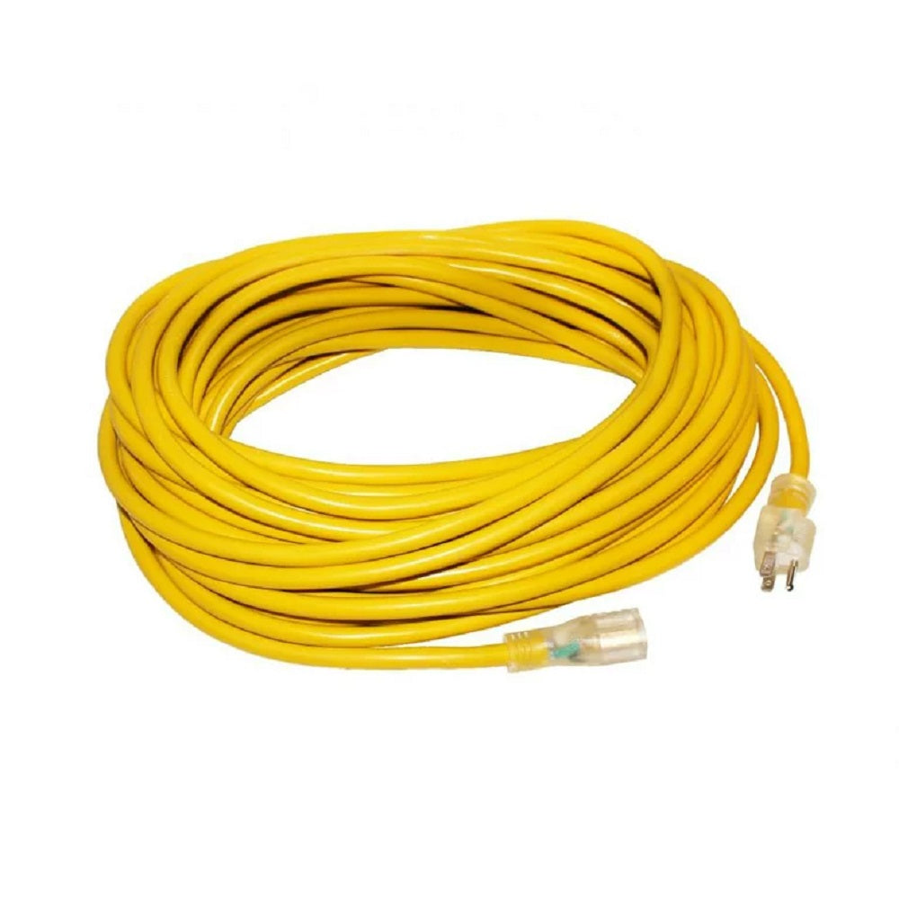 10/3 Extension Cord 75ft, 15A, 125V, Yellow F64134