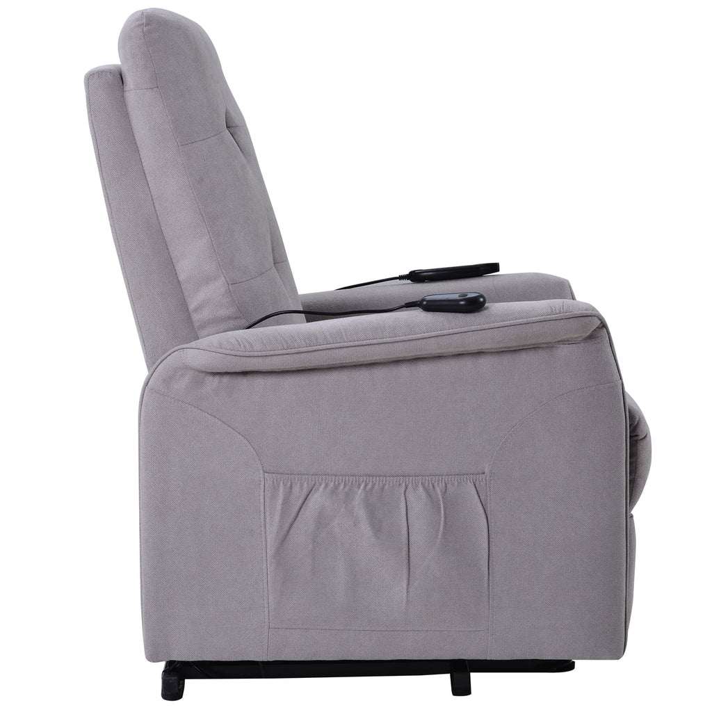 Power Lift Recliner Chair Light Gray I280309