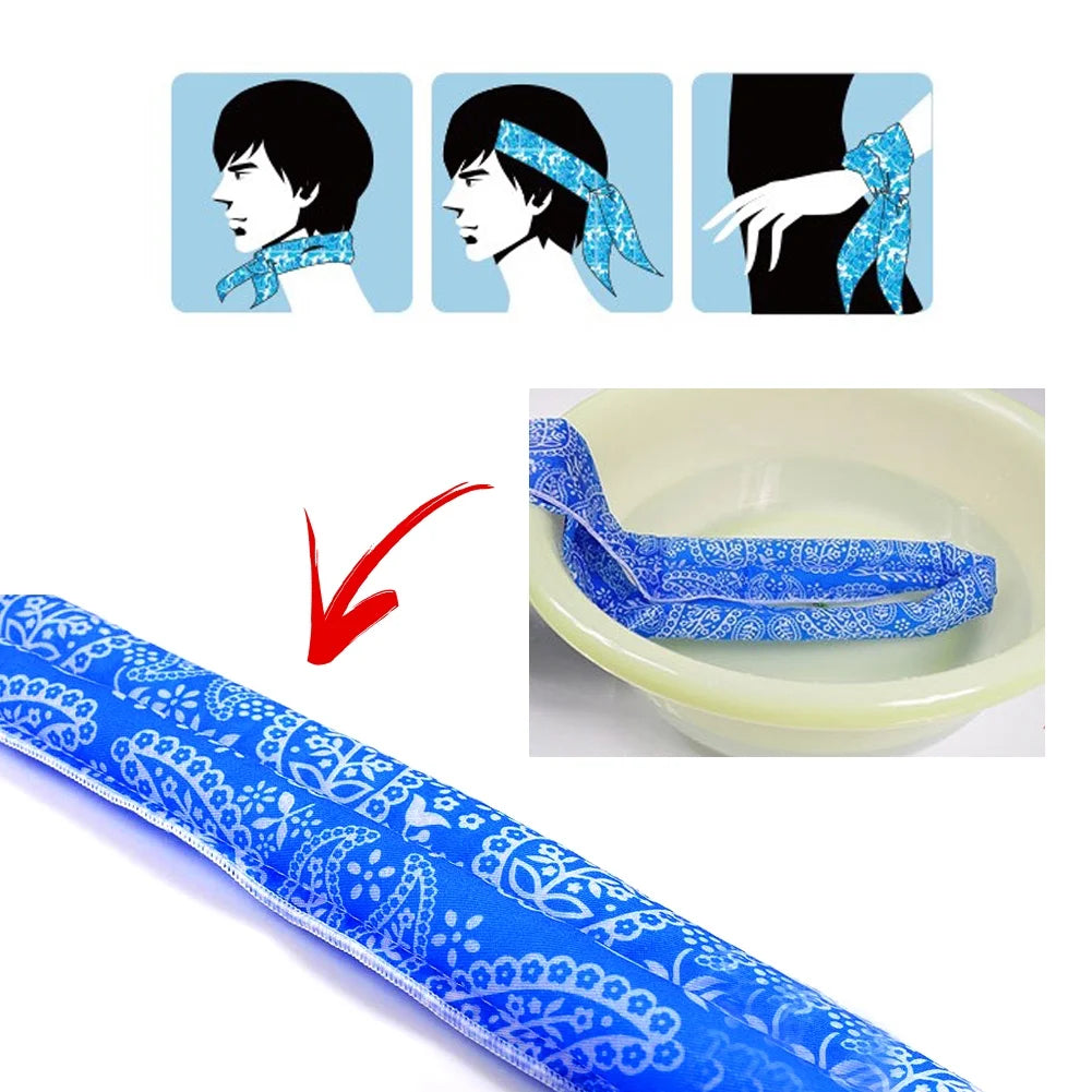 10 Pcs Cooling Neck Wrap (Green) M1108