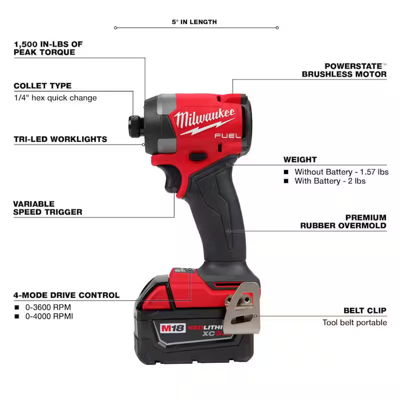 18-Volt Lithium-Ion Brushless Cordless Combo Kit 2-Tool with 2 Batteries Charger 4-1/2in. to 5in. Grinder N19763