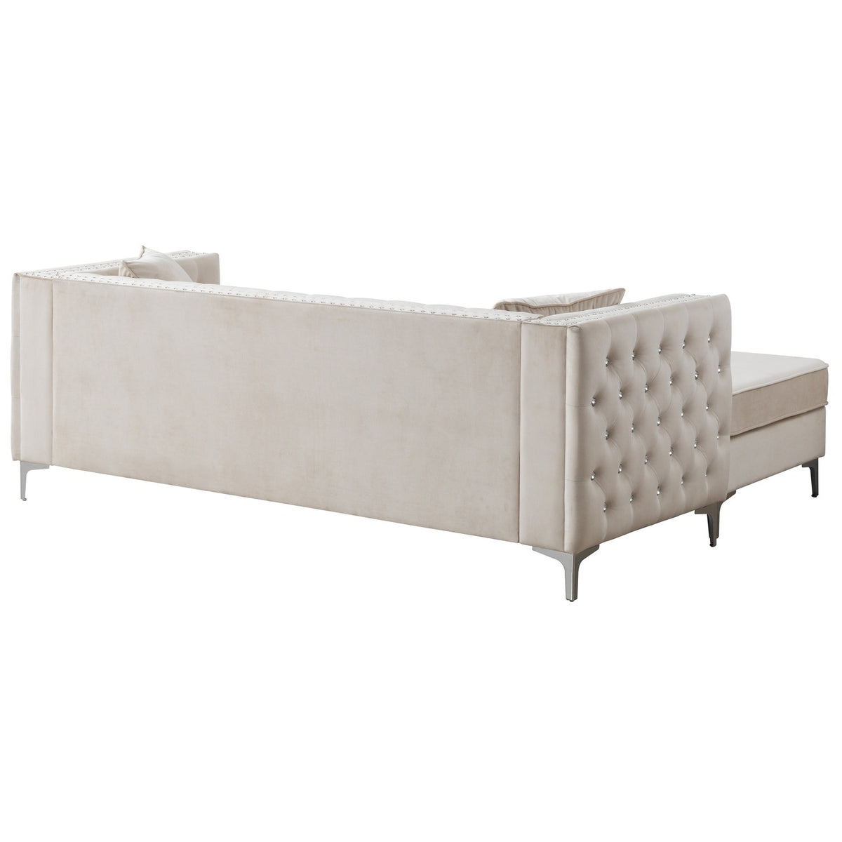 Ivory Sofa Chaise U132599