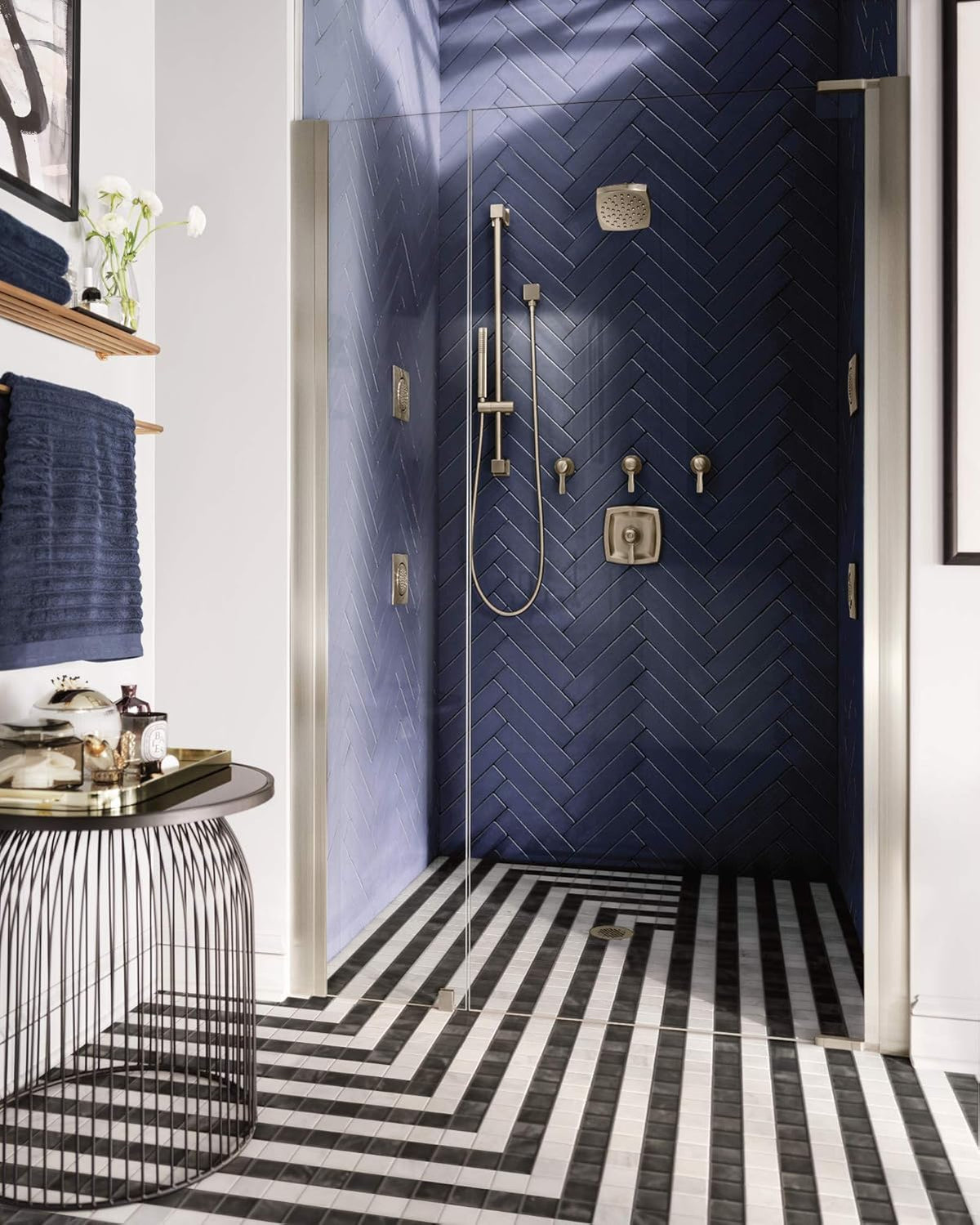 Polished Nickel Rainshower Showerhead I473