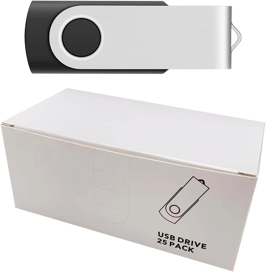 100 Pack USB 2.0 Flash Drives V535