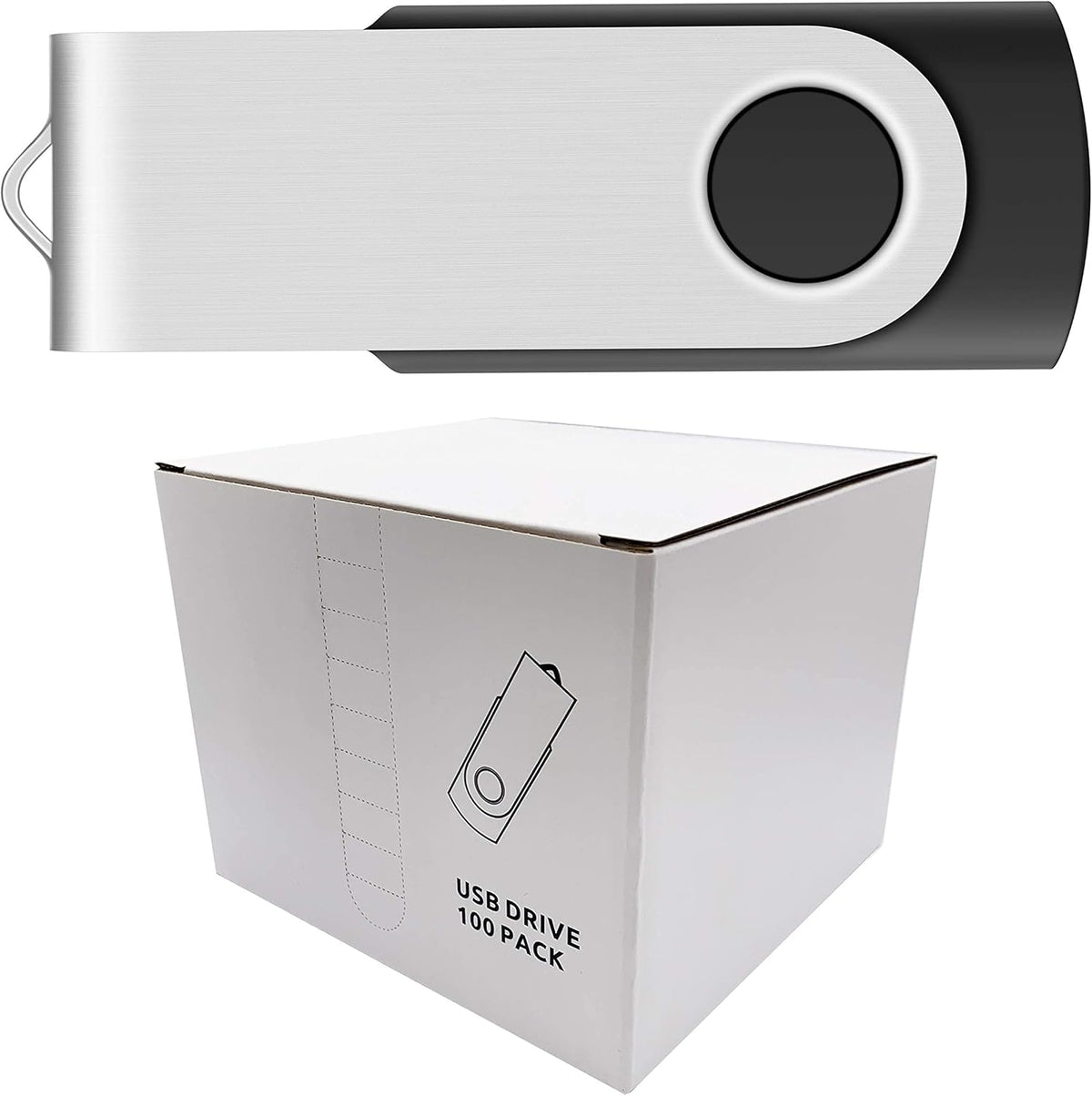 100 Pack USB 2.0 Flash Drives V535