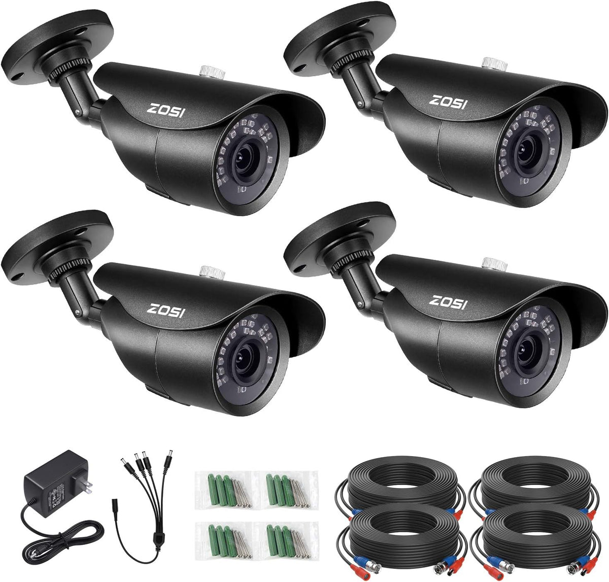 4 Pack 1080P Outdoor Indoor Security Cameras I8588