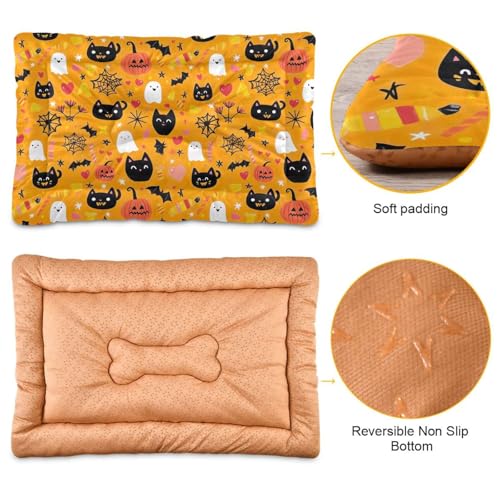 Soft Machine Washable Dog Bed Mat with Anti-Slip Bottom F430345