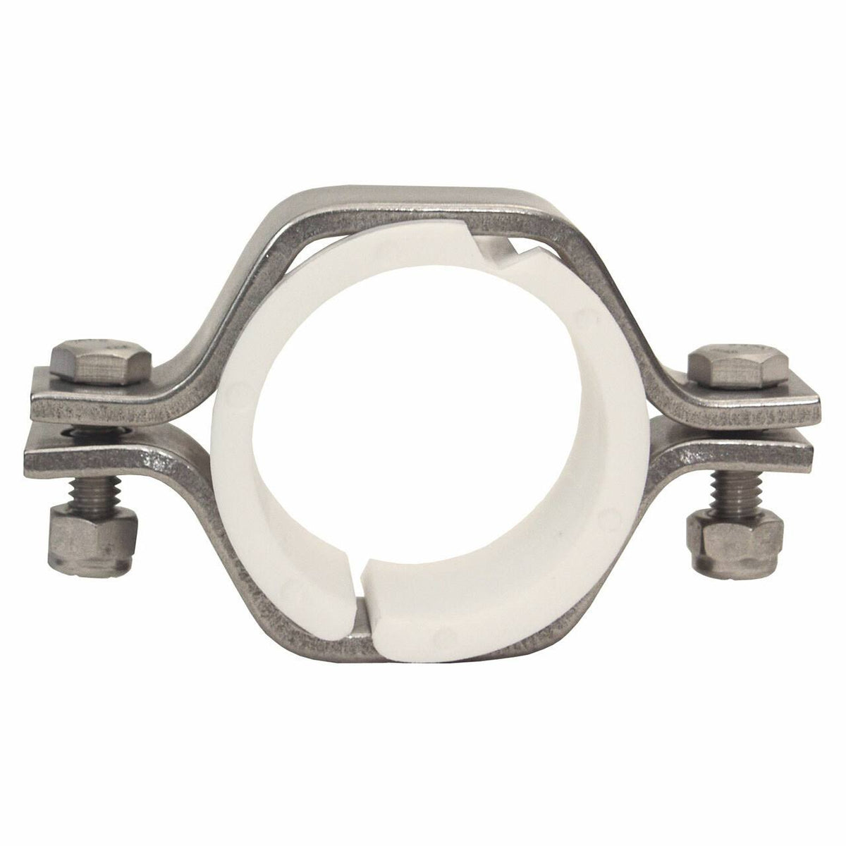 Valve 304 Stainless Steel Sanitary Hex Tube Hanger with ABS Sleeve Q79051