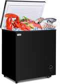 5.0 Cubic Top Open Door Chest Freezer with Removable Storage Basket S42146