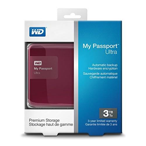 3TB USB 3.0 Portable External Hard Drive B87112