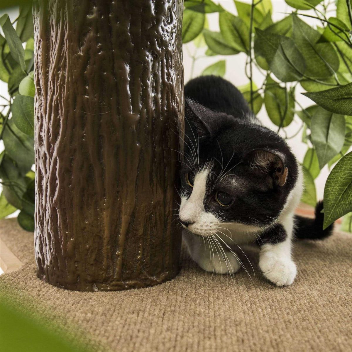 4ft Interchangeable Leaves Cat Activity Tree B870