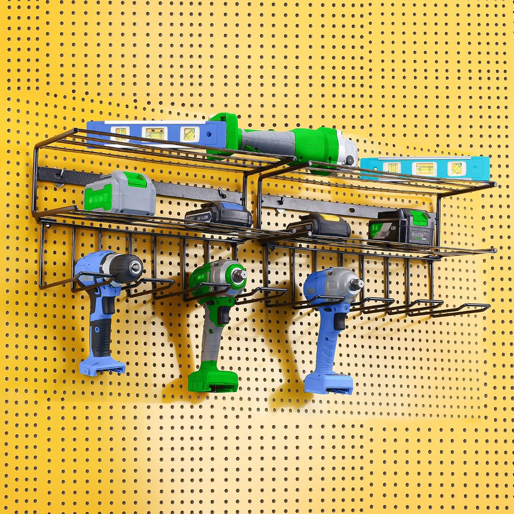 Tool Storage Wall Mount with Drill Holder, Pack of 2 G517233