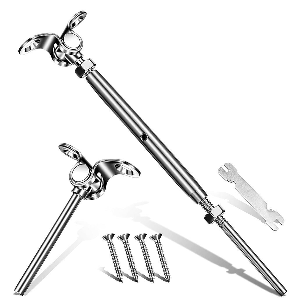 20 Sets T316 Stainless Steel Adjustable Angle Cable Railing Hardware Kit S327007