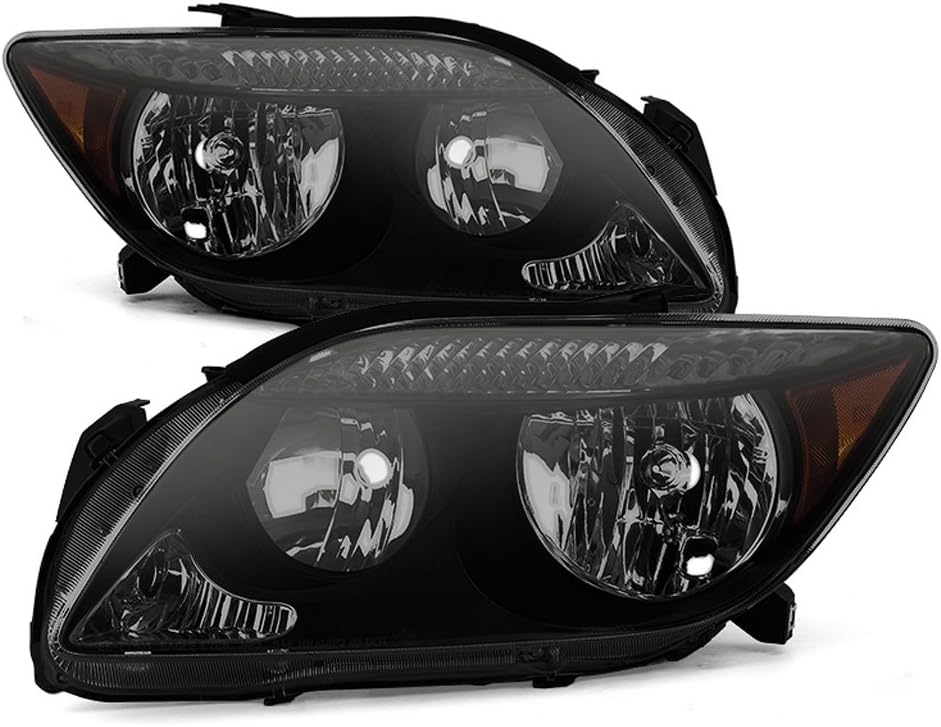 Black Smoked Headlights Driver + Passenger Side M46674