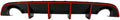 Rear Diffuser with Red Reflective Tape P94228