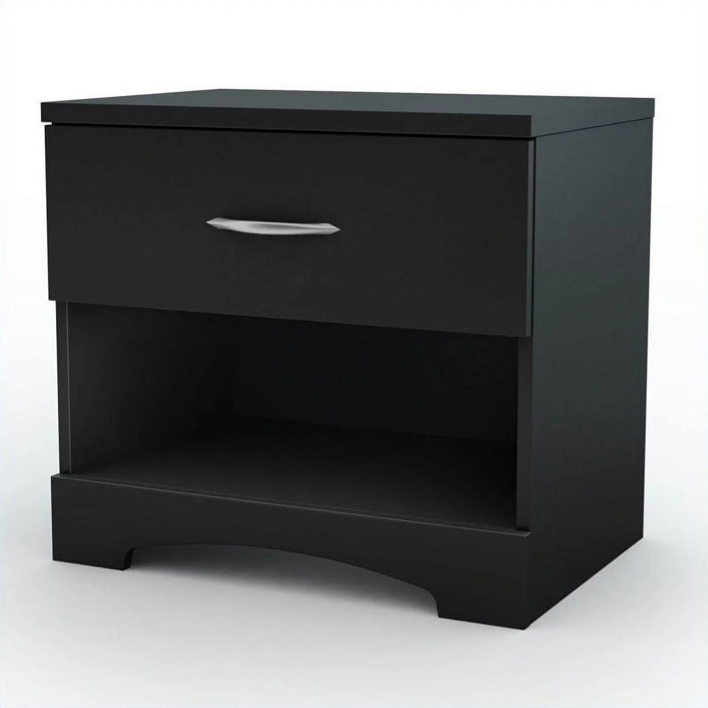3-Piece Set with 2-Drawer Storage Platform Bed and 2 Nightstands Q674415