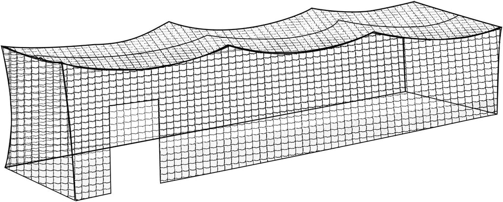 Nylon Baseball Batting Cage Netting 10x10x35ft / 12x12x55ft R286090