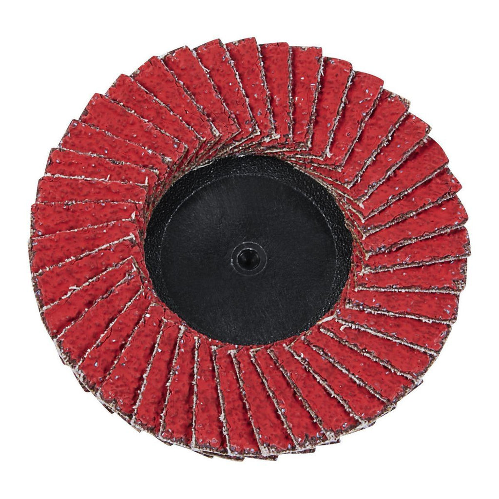 3 in. 40-Grit Twist Lock Flap Discs Ceramic 3-Pack F896