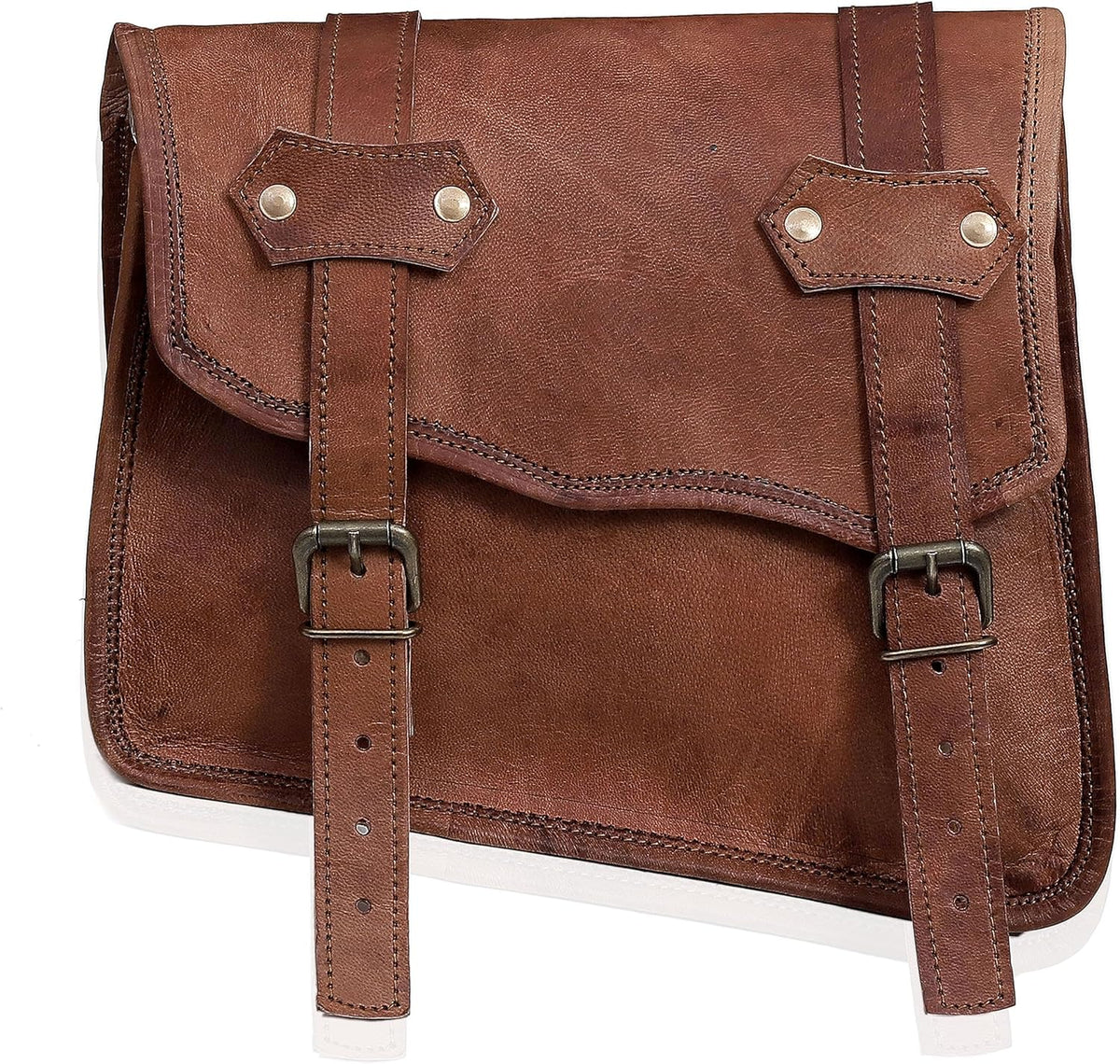 Leather Motorcycle Saddlebags (Set of 2) M684139