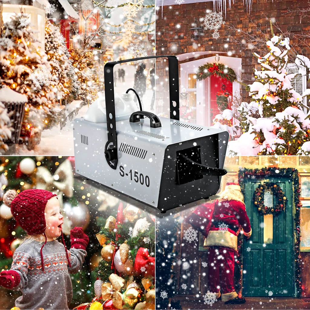 1500W Snow Machine Snowflake Maker with Wireless Remote R306