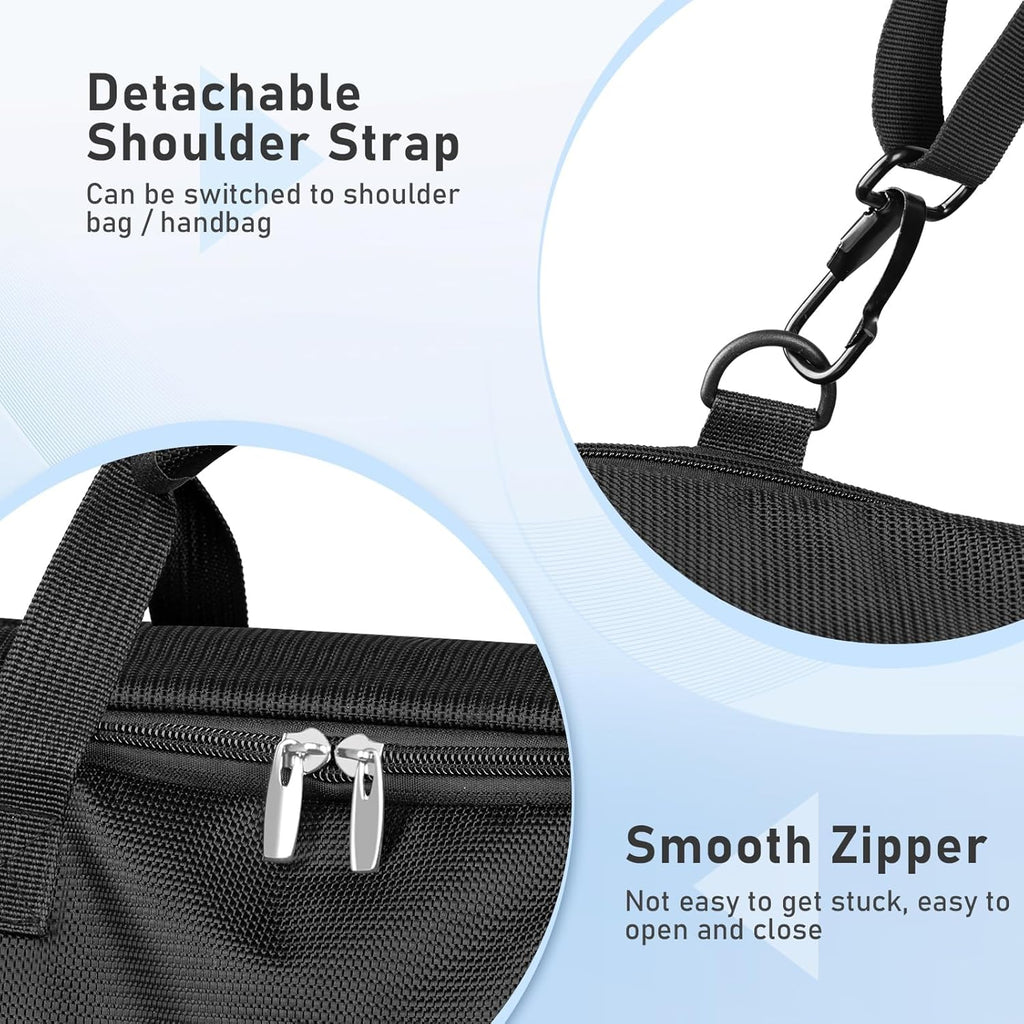 Black 43'' Waterproof Garment Bag with Shoulder Strap M152408