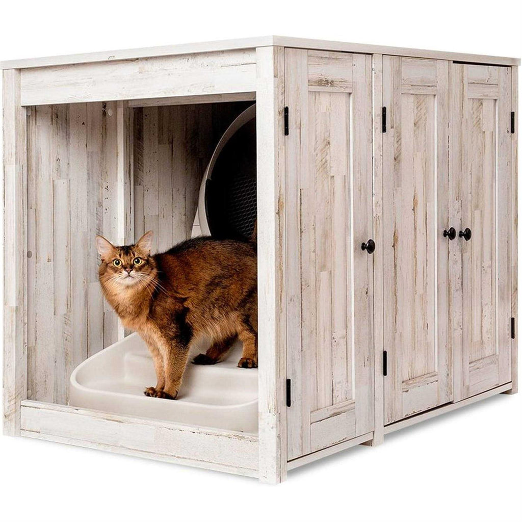 Cat Litter Box Credenza Cat Cabinet W8139