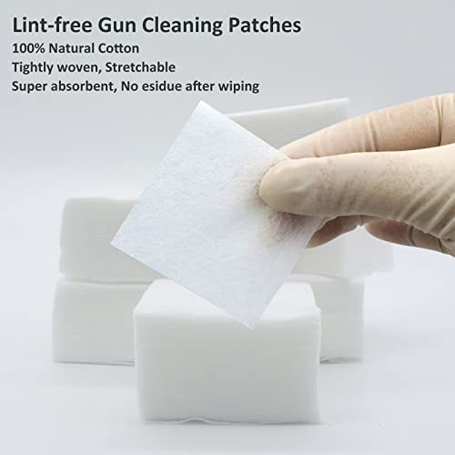 Gun Cleaning Supplies Case with Patches, Swabs, Cloth, and Brush K428102