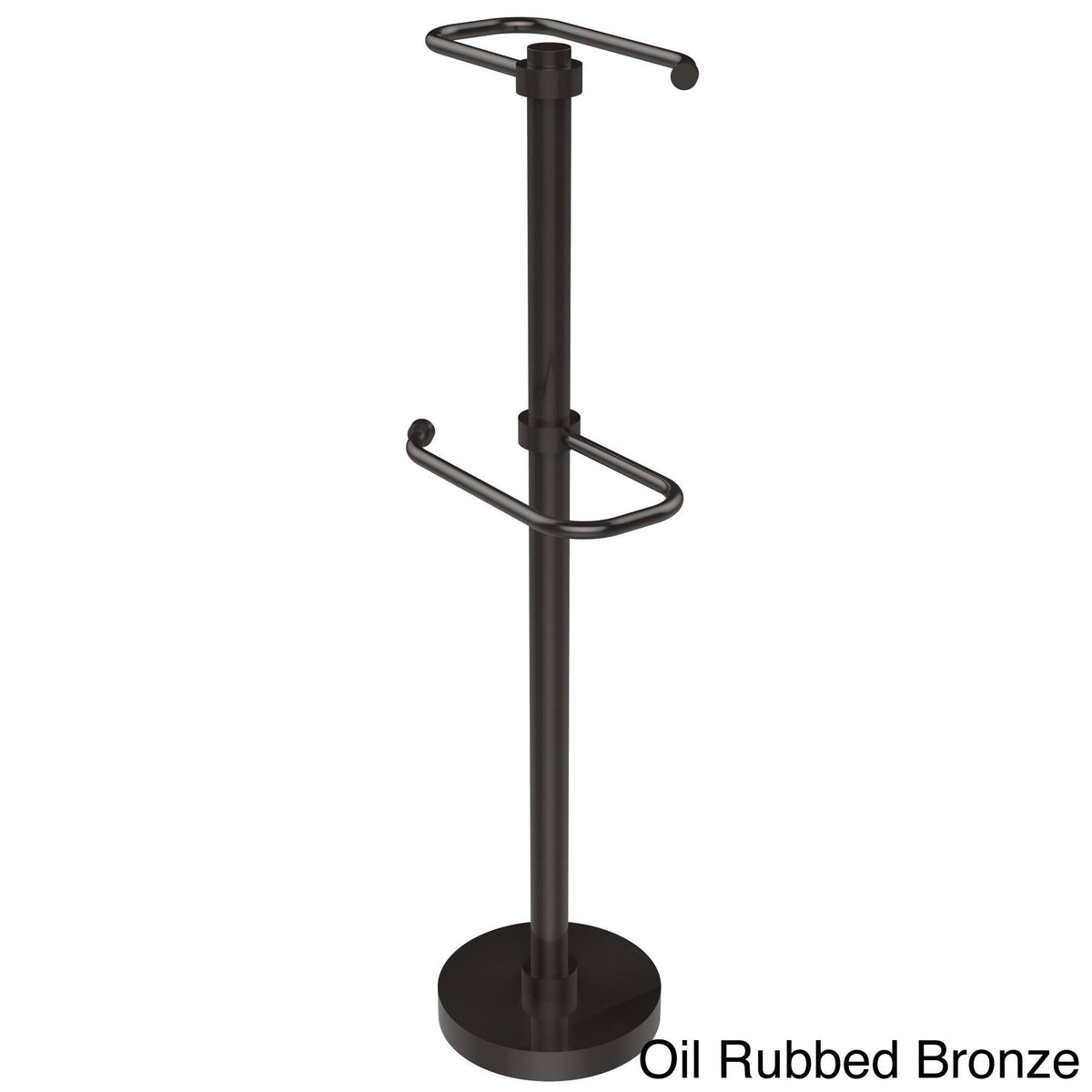 Free Standing Two Roll Toilet Tissue Stand Oil Rubbed Bronze Q167507