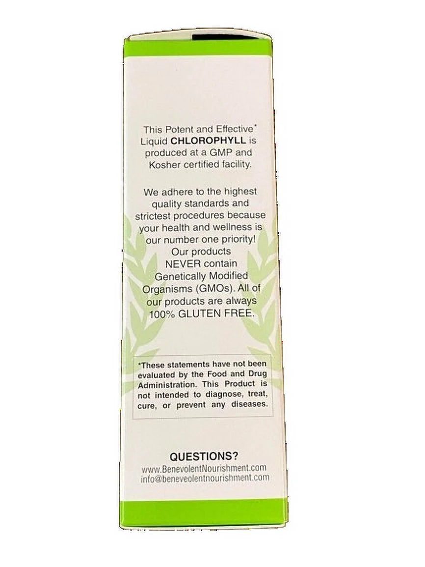2 Fl oz Liquid Chlorophyll Herbal Supplement L93315